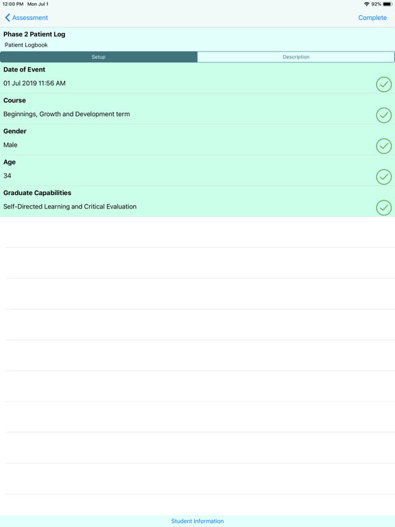 Screenshot #6 pour UNSW Medicine Assessments