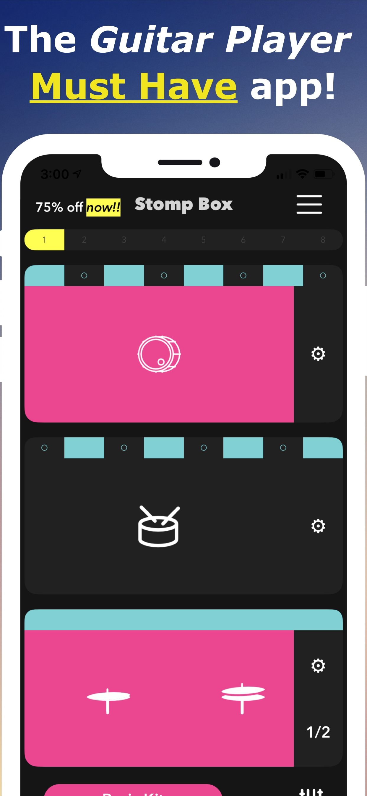 Stomp Box Drums for Guitars screenshot 4