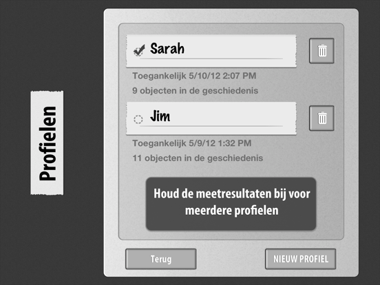 Cardiograaf Classic iPad app afbeelding 3