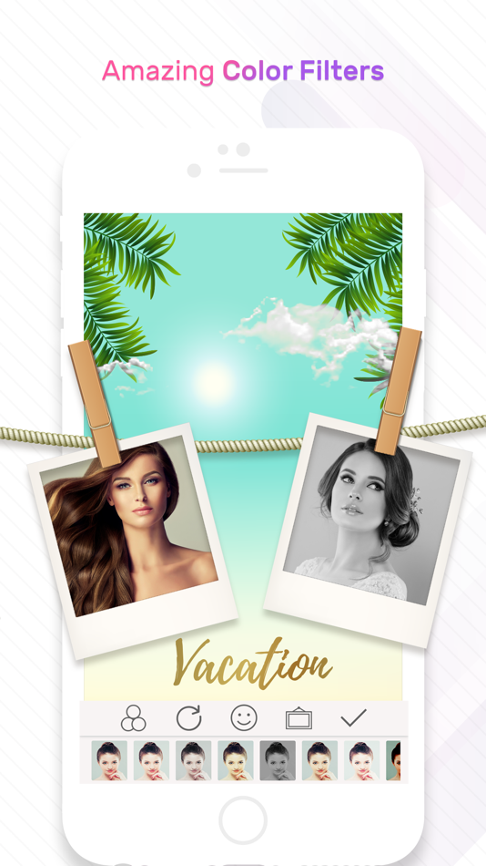 #3. Edit Photo With Square Frames (iOS) 由: Jyoti Yadav