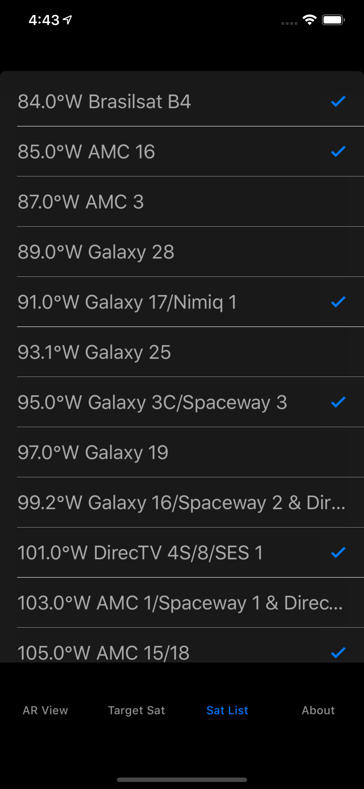 SatFinder - Find TV Satellites