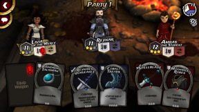Traitors Empire Card RPG screenshot