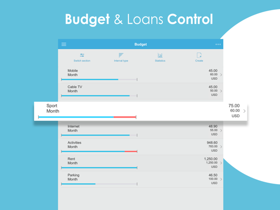 Budget Expense Tracker|Manager iPad screenshot 4 - Finance app