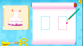Fashion studio designer game screenshot