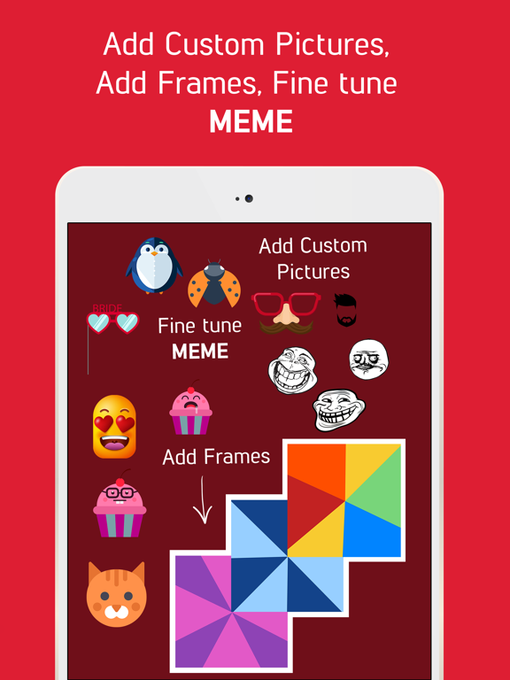 Meme Creator: Make Dank Memes iPad screenshot 5 - Entertainment app