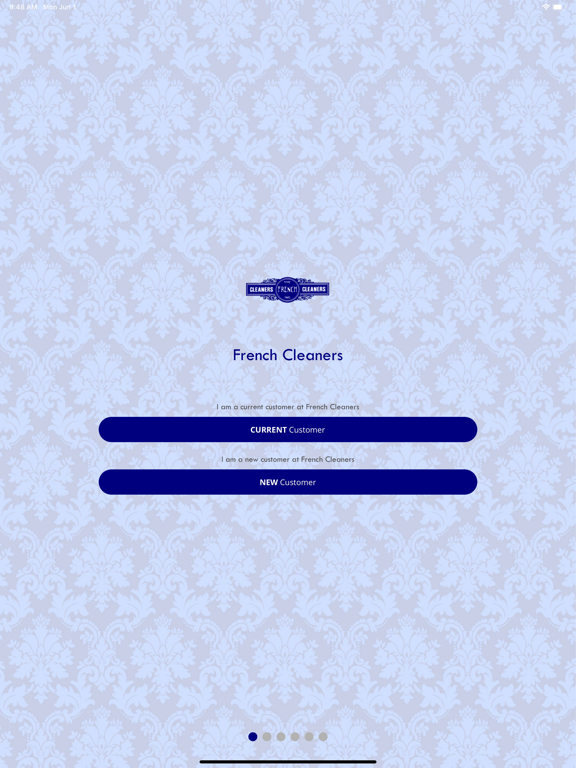 French Cleaners iPad screenshot 1 - Lifestyle app