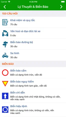 Game screenshot Hướng dẫn ôn thi GPLX hạng A1 apk