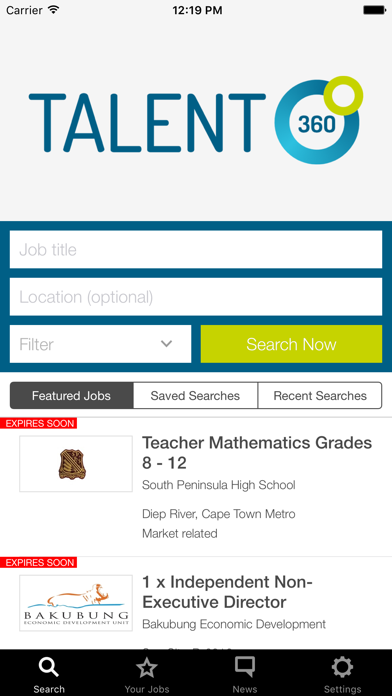 Screenshot #1 pour Talent360 Jobs