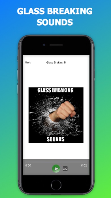Screenshot #1 pour Glass Breaking Sound Effects