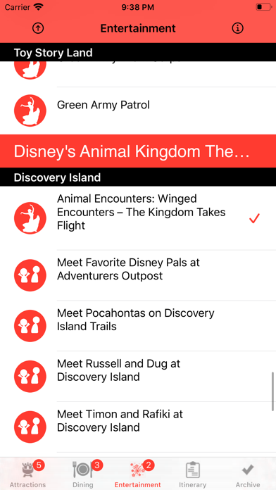 Screenshot #3 pour Theme Park Checklist: Bay Lake
