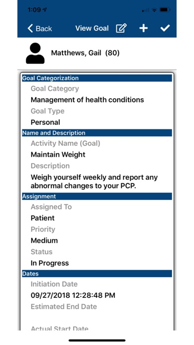 Care Navigator Screenshot