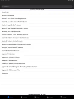 Cleveland Clinic EMS Protocols iPad image 2