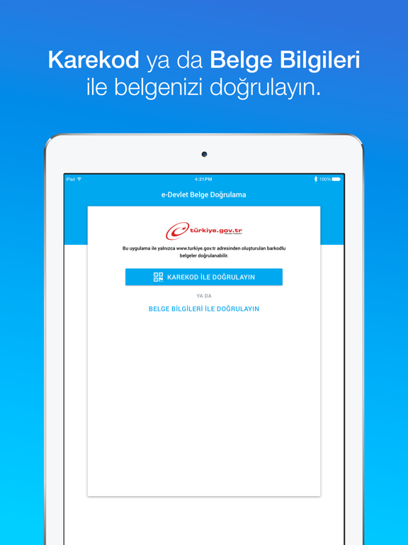 Screenshot #5 pour e-Devlet Belge Doğrulama