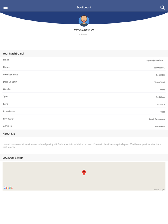 Nokri iPad screenshot