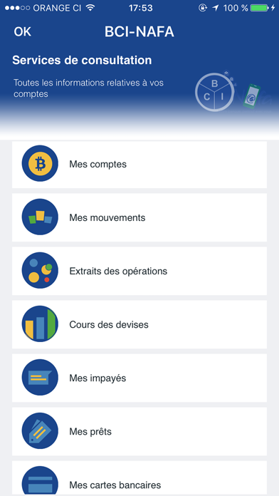 BCI-NAFA Screenshot