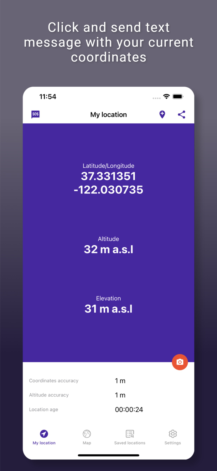 My Altitude and Elevation GPS