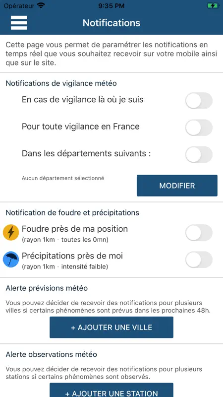 Infoclimat screenshot 3 of 10
