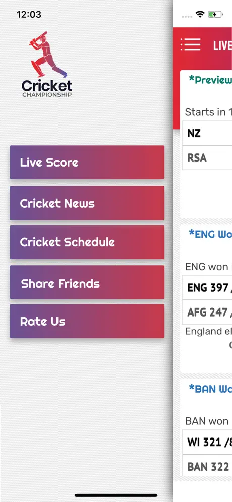 Live Cricket WorldCup 2019