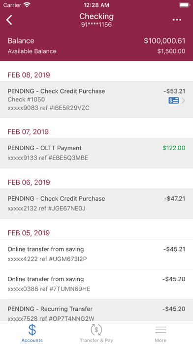 Kahoka State Bank Screenshot