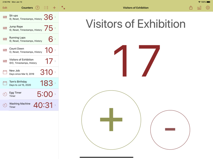 Nombri Tally Counter