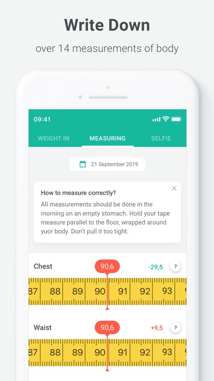 PEP: Weight loss -body tracker