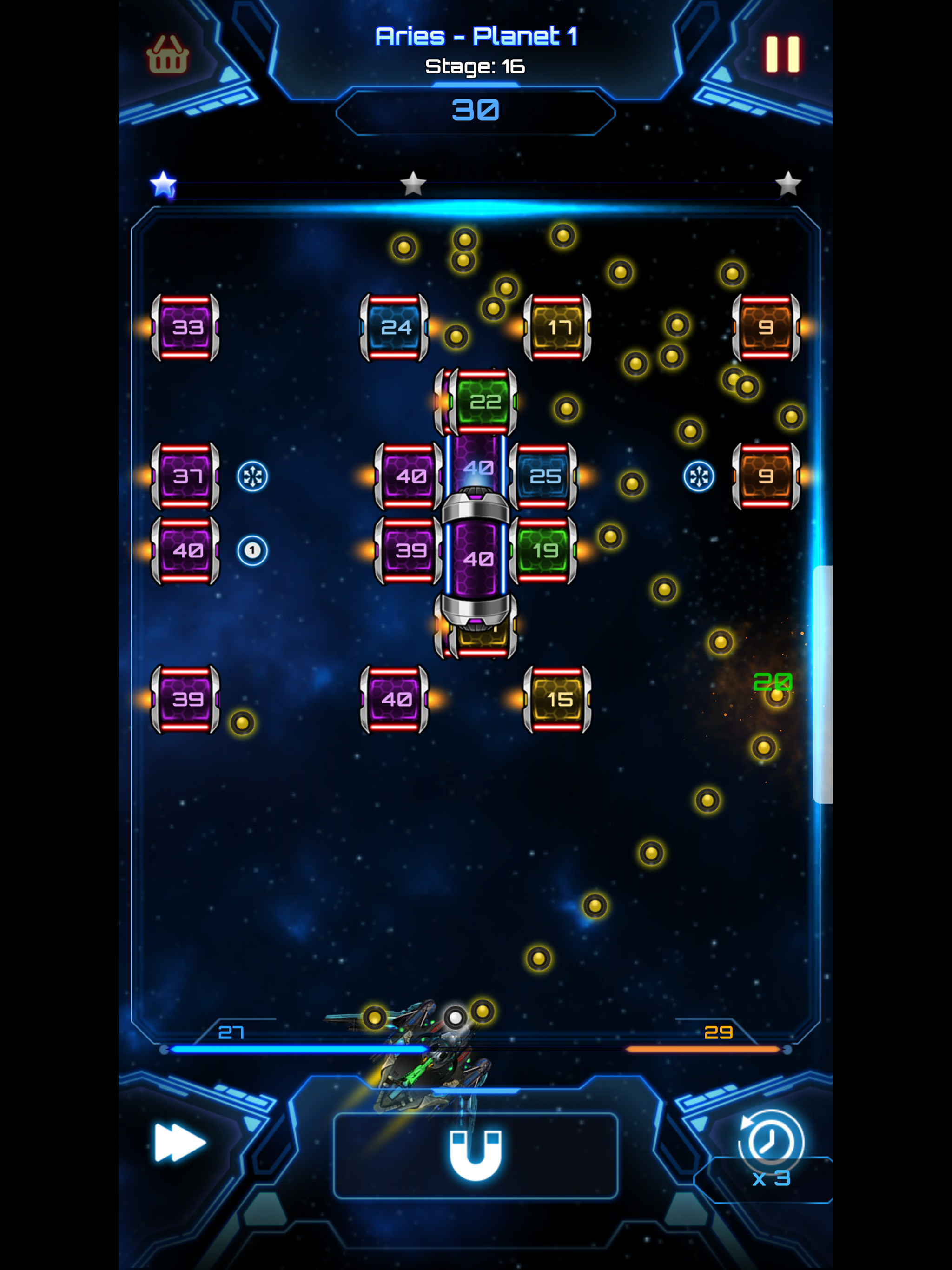 Bricks Breaker Galaxy Shooter screenshot 14