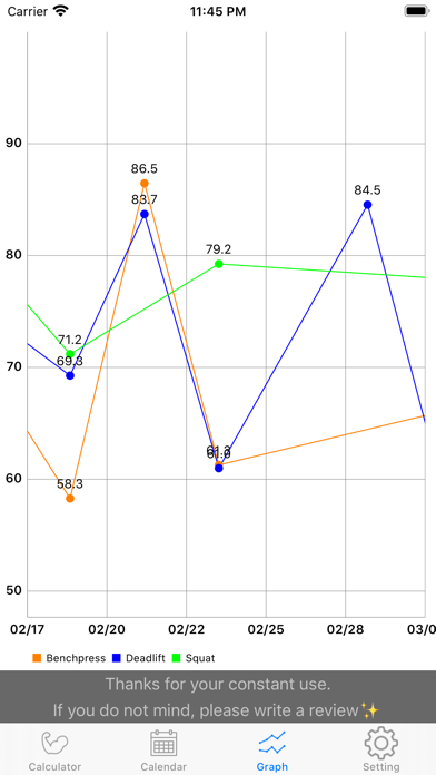 Max Calculator benchpress etc screenshot 3