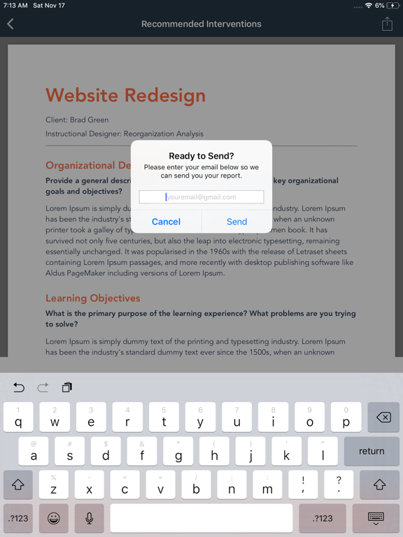 Instructional Design iPad screenshot 4 - Education app