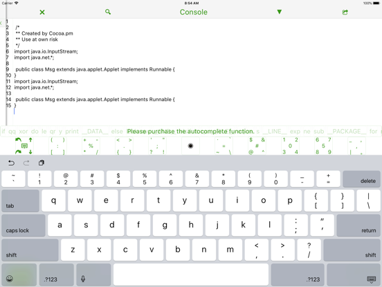 Screenshot #6 pour Perl IDE Fresh Edition