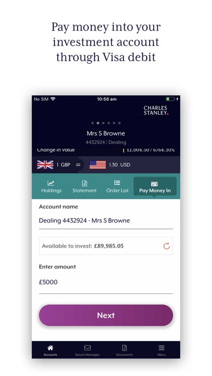 Charles Stanley My Accounts