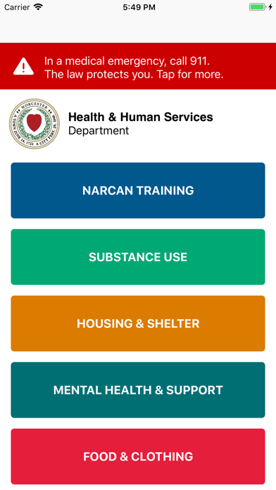 Screenshot #1 pour Stigma Free Worcester