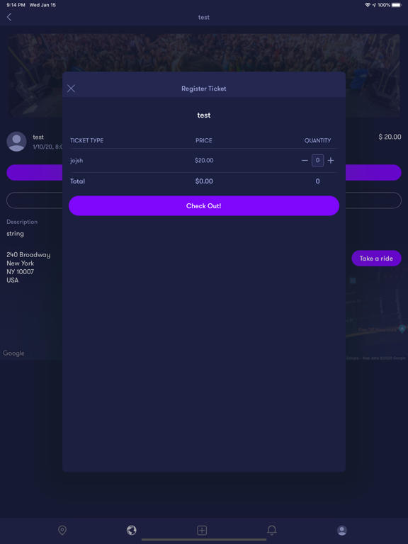 Movez iPad screenshot 5 - Social Networking app