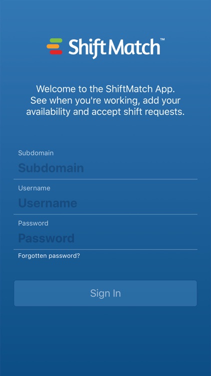 ShiftMatch