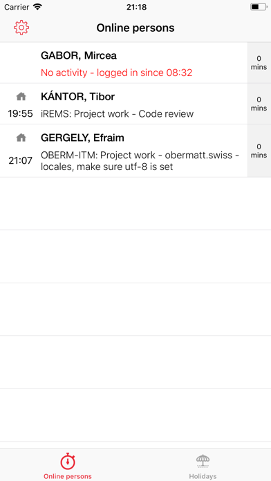 ANSIS TimeTracker screenshot - Business app preview