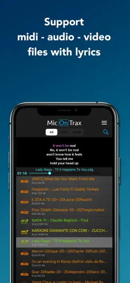 Game screenshot micOnTrax: Midi Audio Player hack