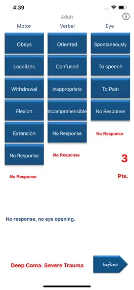 Game screenshot Glasgow Coma Diagnosis apk