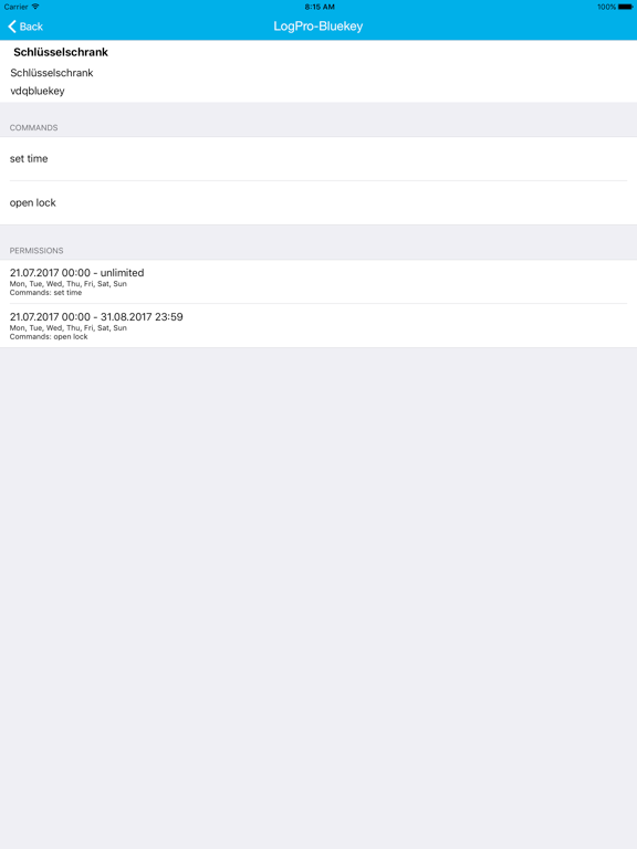 Screenshot #6 pour LogPro-Bluekey