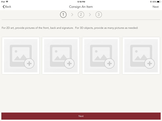 Empire Auctions iPad screenshot 4 - Shopping app