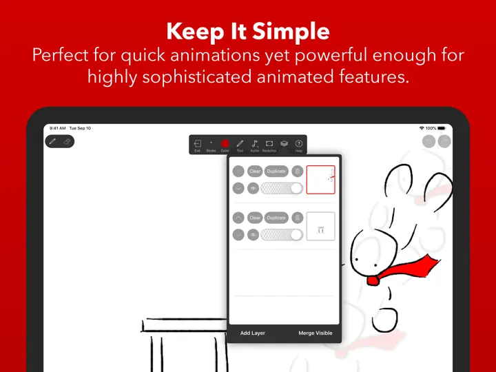 Captura de pantalla de Animation Creator HD Express en iPhone 4