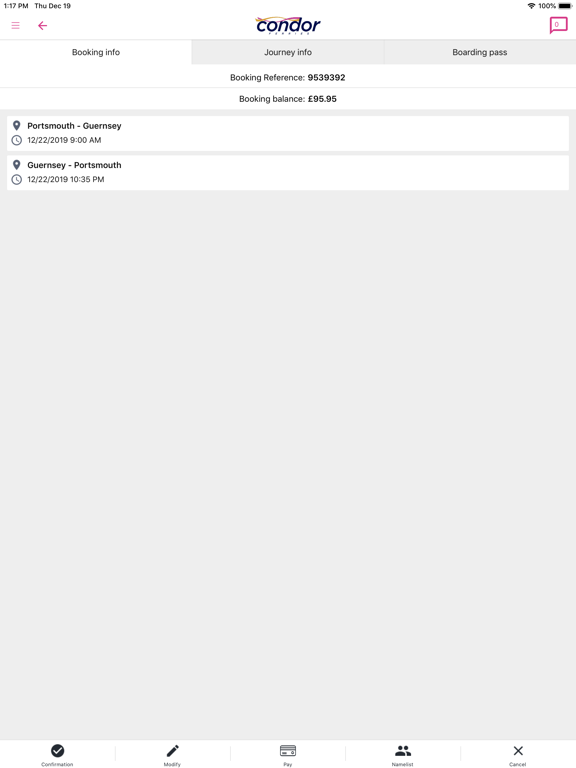 Screenshot #6 pour Condor Ferries
