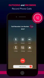 call recorder live for phone iphone screenshot 1