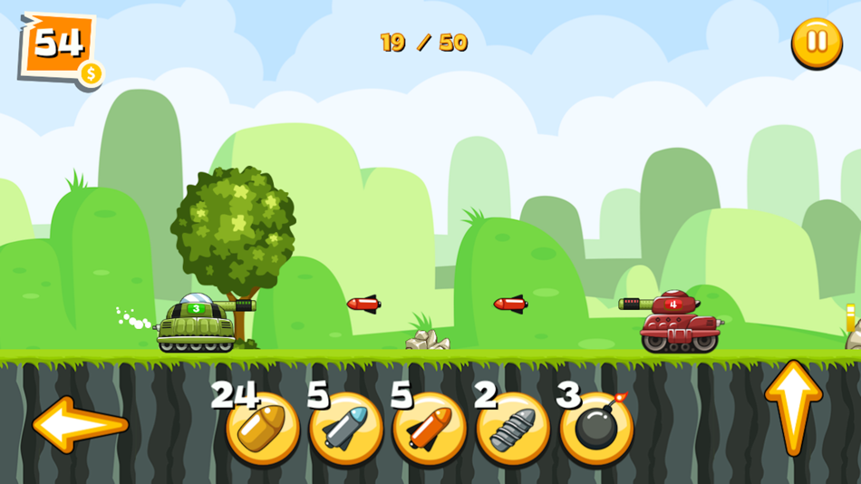 #3. Tiny Tank Challenge (iOS) De: Wipoo Chatwaranon