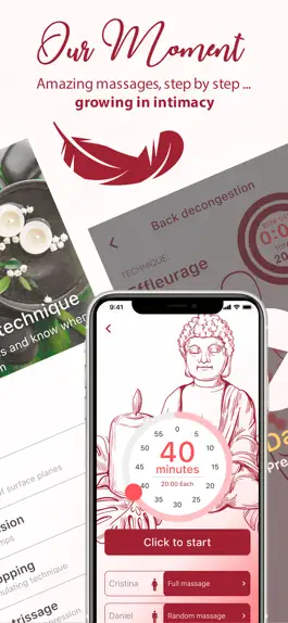 Game screenshot Our Moment massages apk