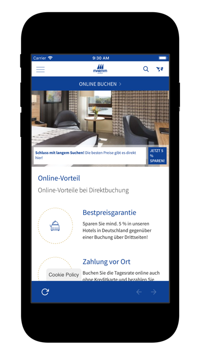 Screenshot #1 pour Maritim Hotels App