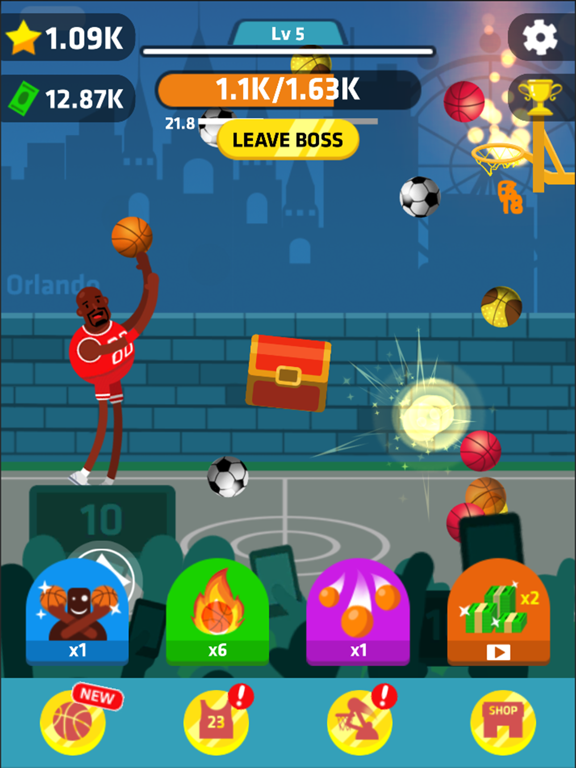 Screenshot #4 pour Idle Dunk Masters
