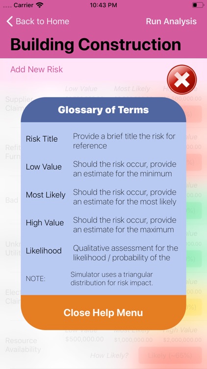 Simulate Risk screenshot-6