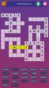 Fill-In Crosswords screenshot