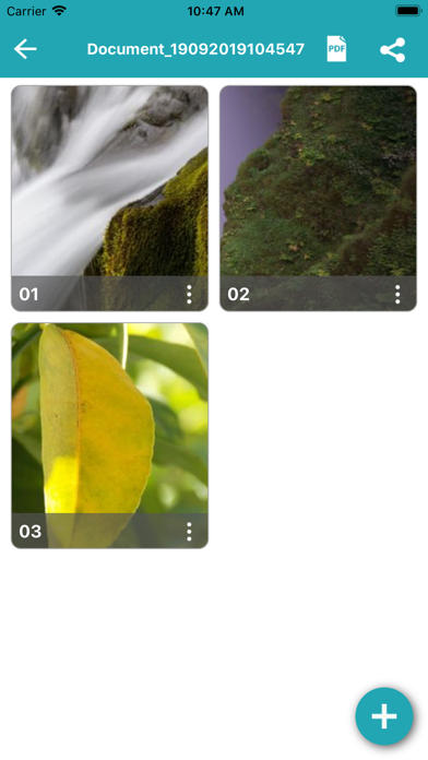 ScanDoc Camera to PDF Scanner iPhone screenshot