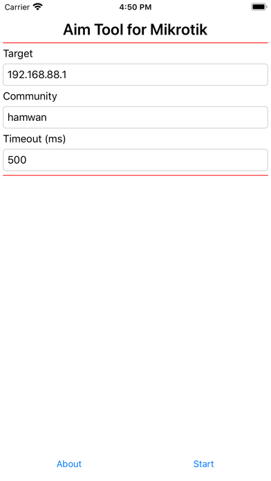 Screenshot #2 pour Aim Tool for Mikrotik
