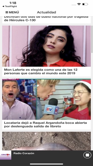 Radio Corazón Chile Screenshot